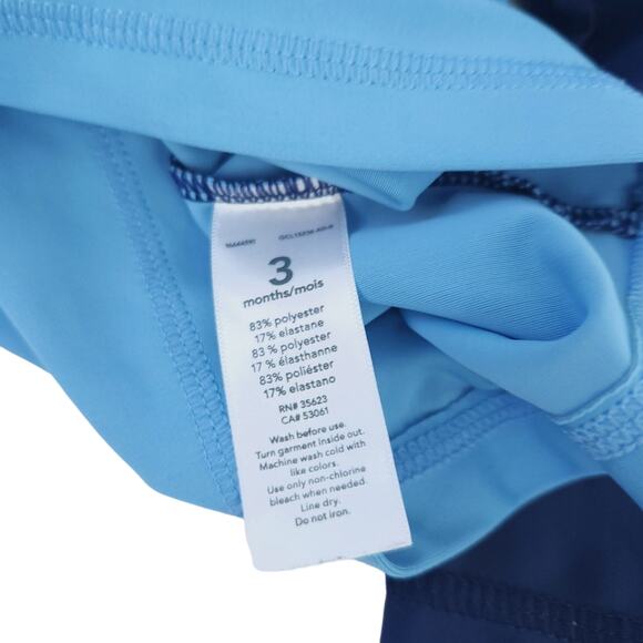 Carters Lot Baby Boy Swim Shorts, Rashguard Size 3 Months Whales, Fish - Picture 4 of 5